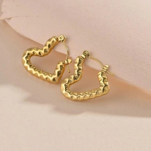Heart Shape Mini Hoop Earring