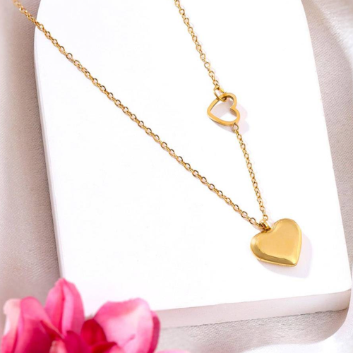 Double Heart Necklace